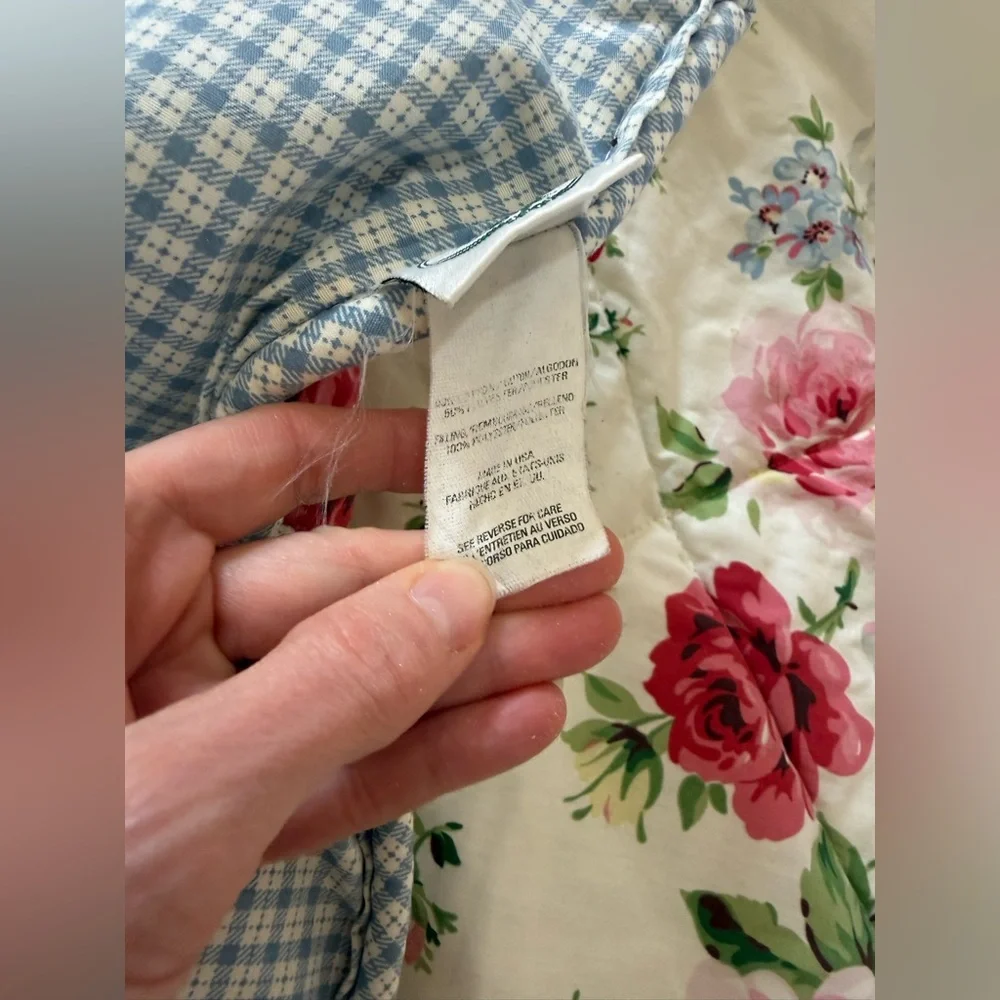 Vintage Laura Ashley Clarissa Full /Queen Comforter.  RARE to Find! Shabby Chic